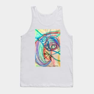 Dragonfly Spiraling Tank Top